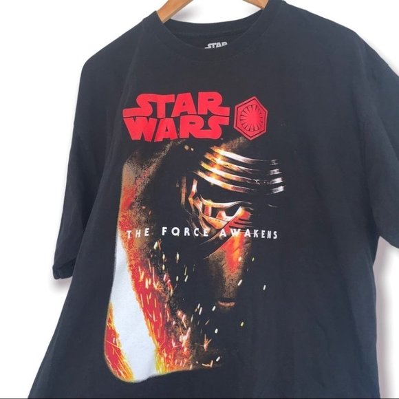 Star Wars Graphic Tee Men’s Size Extra Large XL The Force Awakens Short Sleeve - Picture 3 of 6